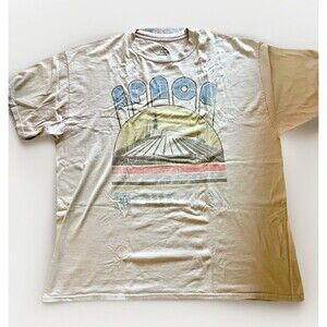 SPACE MOUNTAIN T SHIRT Walt Disney Land World Resort Park Ride Tan Adult XXL